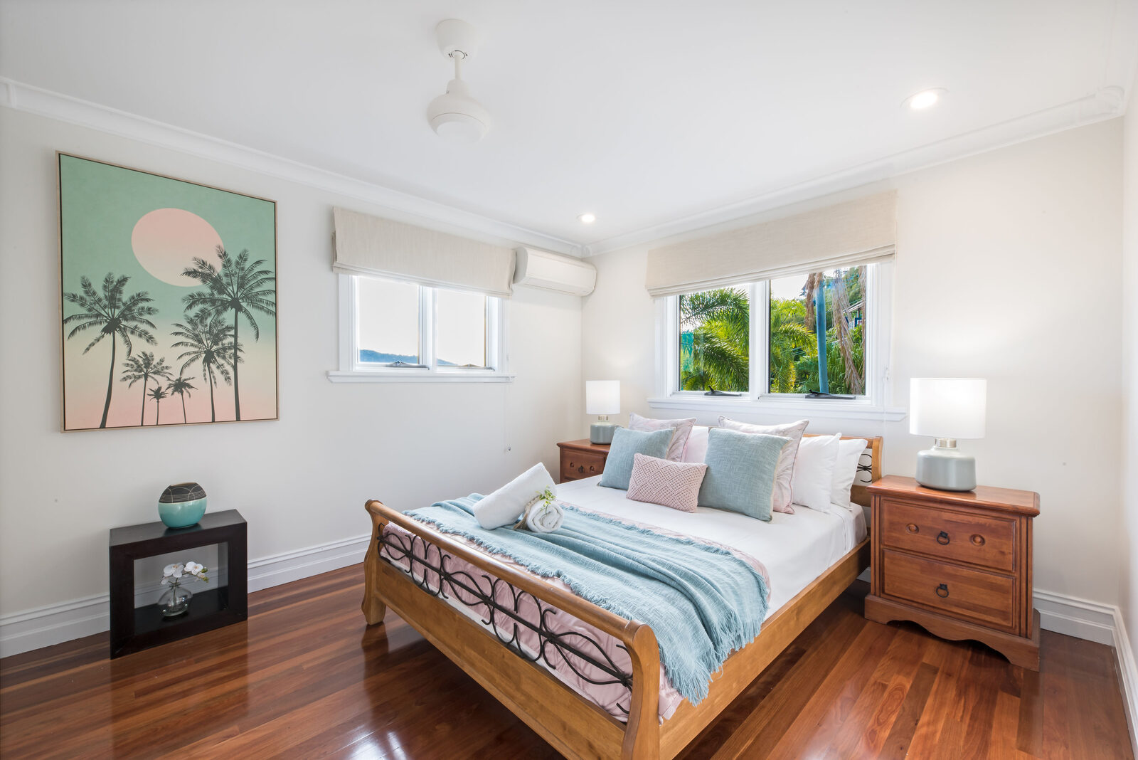 Mountain View bedroom with queen bed